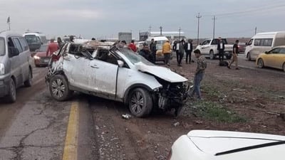 الامطار والصيانة تقتل صيدلياً في حادث على طريق كركوك – ديالى (صور)