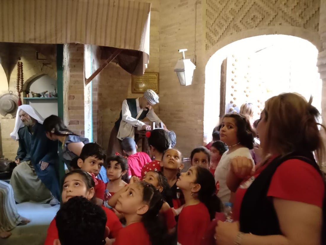صور: التراث مهم لكن البرودة مهمّة أيضاً.. زوار أكثر إلى المتحف البغدادي في الصيف!