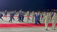صور من المطار: بارزاني وطالباني باستقبال أردوغان في أر...