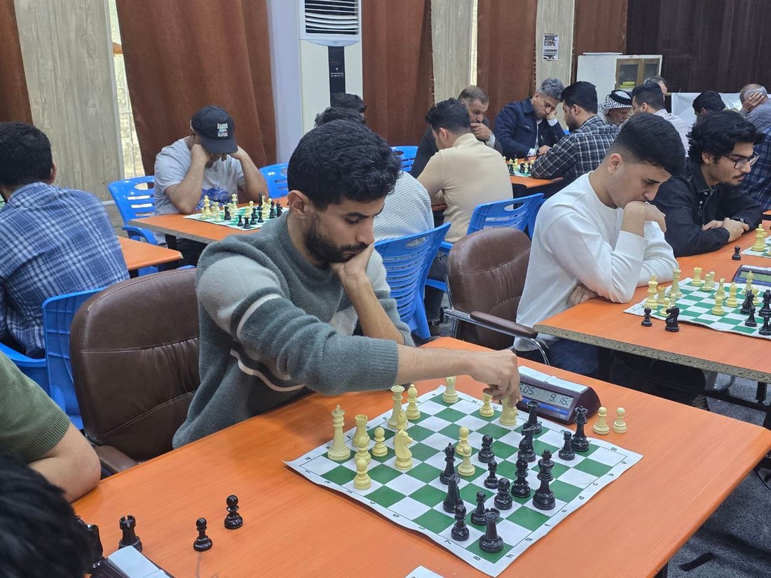 صور: ذي قار تحصد المراكز الثلاثة الأولى في بطولة الشطرنج الدولية