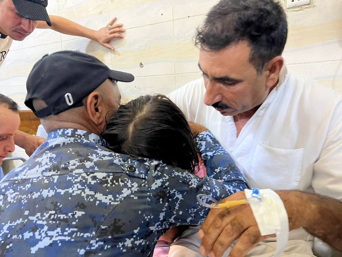 صور من مستشفى الحويجة الآن: استقبال 150 حالة تسمم خلال حفل زفاف
