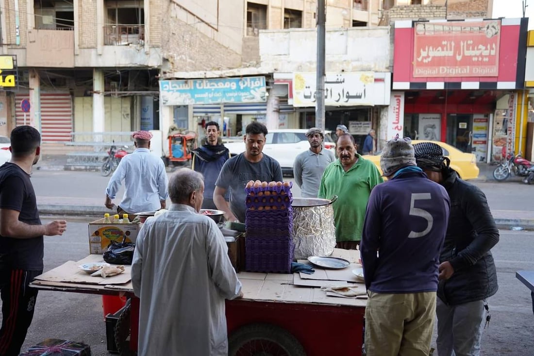 “بالعافية العطلة على الموظفين”.. صور من صباح ساحة العامل وسط الكوت