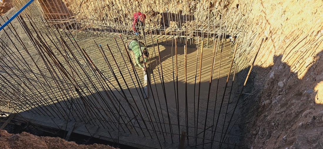 ئاوبارەیەکی کۆنکرێتی تەییا 2% ـی کارەکانی ماوە 