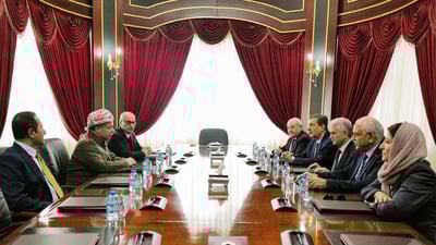 بارزانی پاش کۆبوونەوەی لەگەڵ مەزڵوم عەبدی، لەگەڵ ئەنەکەسە کۆبووەوە