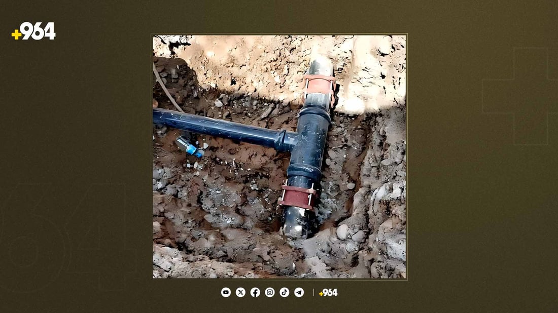 هەر ماڵێک بە سەرپێچی هێڵی ئاوی راکێشا بێت 500 هەزار دینار سزا دەدرێت