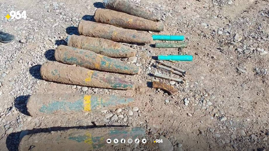 لە سنوری دوزخورماتو ژمارەیەک تەقەمەنی و پاشماوەی مەترسیدار لەناوبران