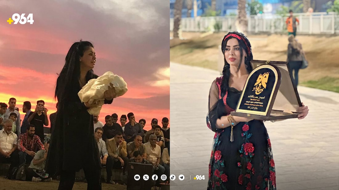 کچە کوردێک لە بەغدا وەک باشترین ئەکتەر خەڵات کرا