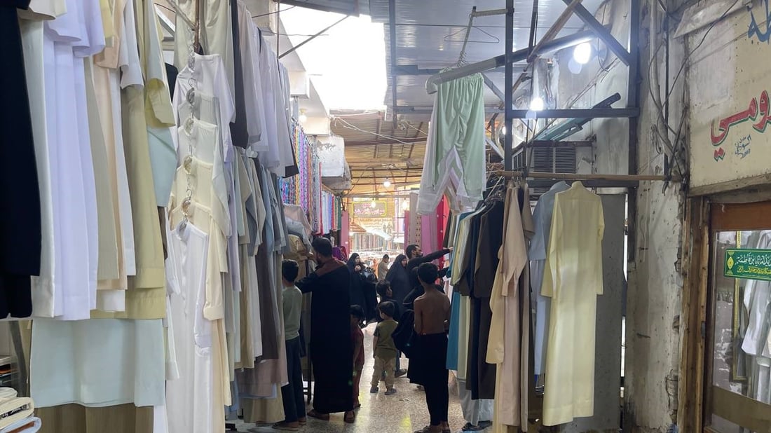مدن شمال البصرة حتى الجبايش تعتمد على دشاديش القيصرية في المْدينة (صور)