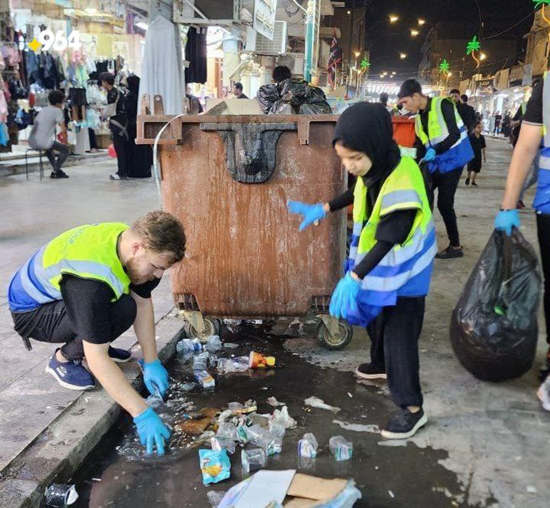 صور: بلدية السماوة لا تغطي 1600 موكب والمتطوعون نظفوا الشوارع بعد ليلة الزناجيل