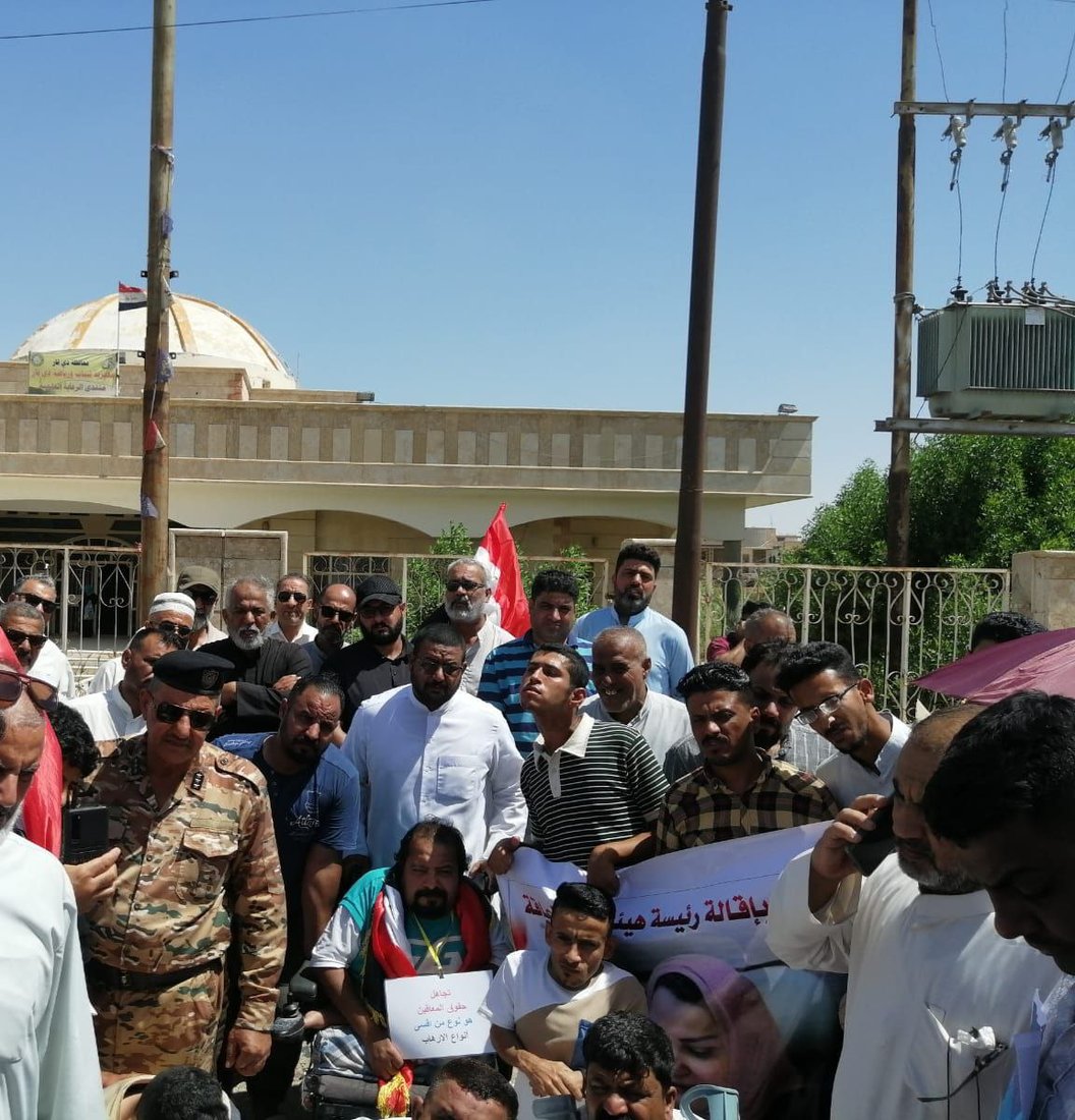 معاقو الناصرية بعد الكوت.. نريد الانفكاك من وزارة العمل والارتباط بالسوداني