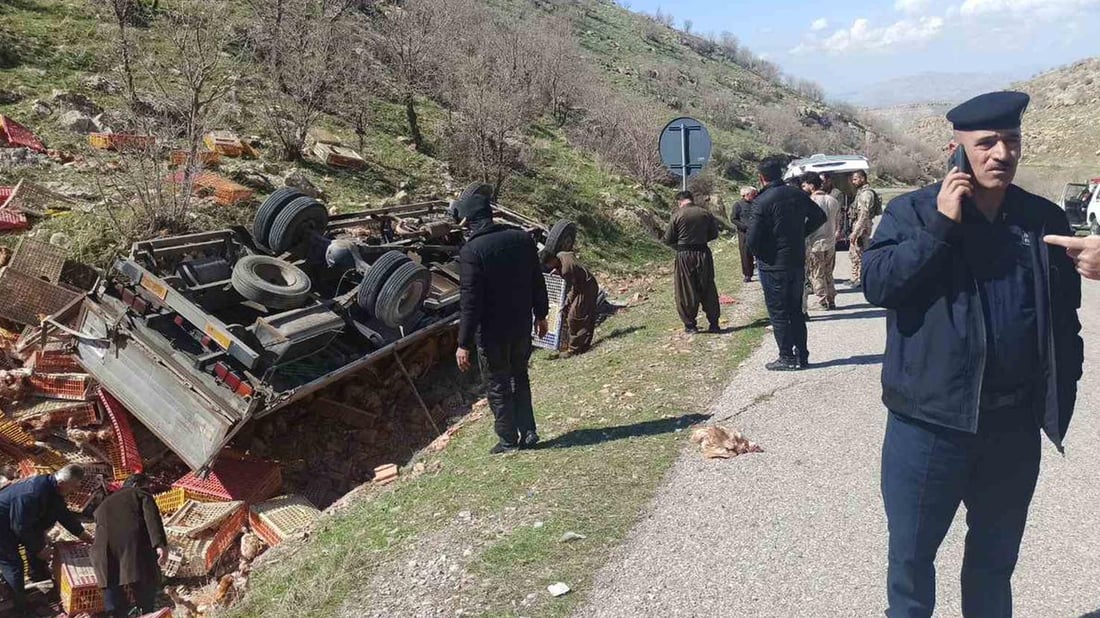 لە رووداوێکى هاتوچۆدا دوو کەس گیانیان لەدەست دا