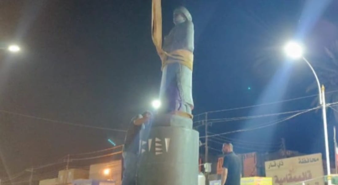 Gudea statue reinstated in Dhi Qar after restoration work