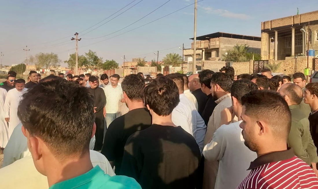 متظاهرون في القرنة يتوعدون بغلق القائمقامية احتجاجاً على اعتقال أحد الناشطين