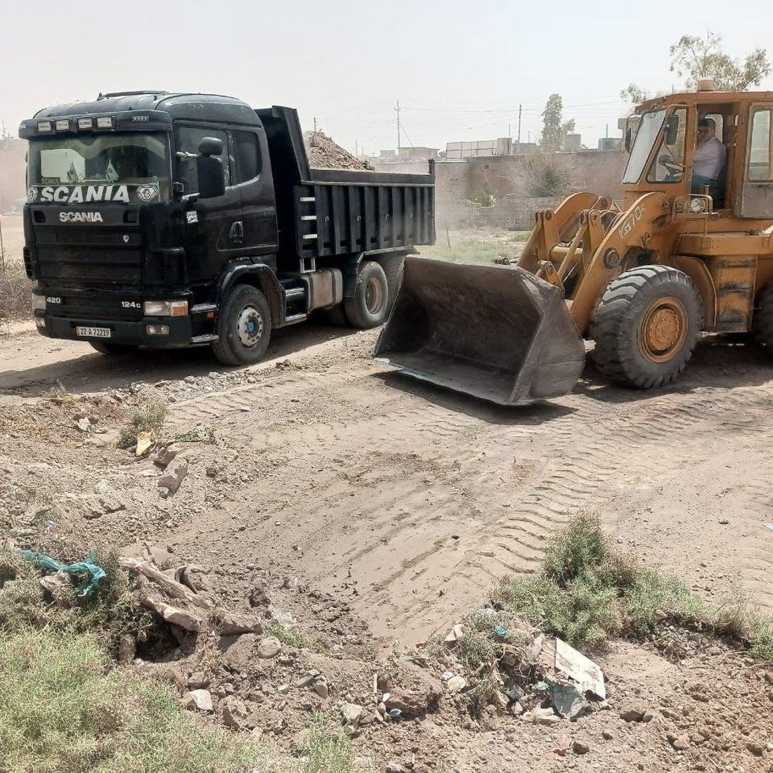 شارەوانی دیبەگە دەستیکرد بە پاککردنەوەی شوێنە گشتییەکان