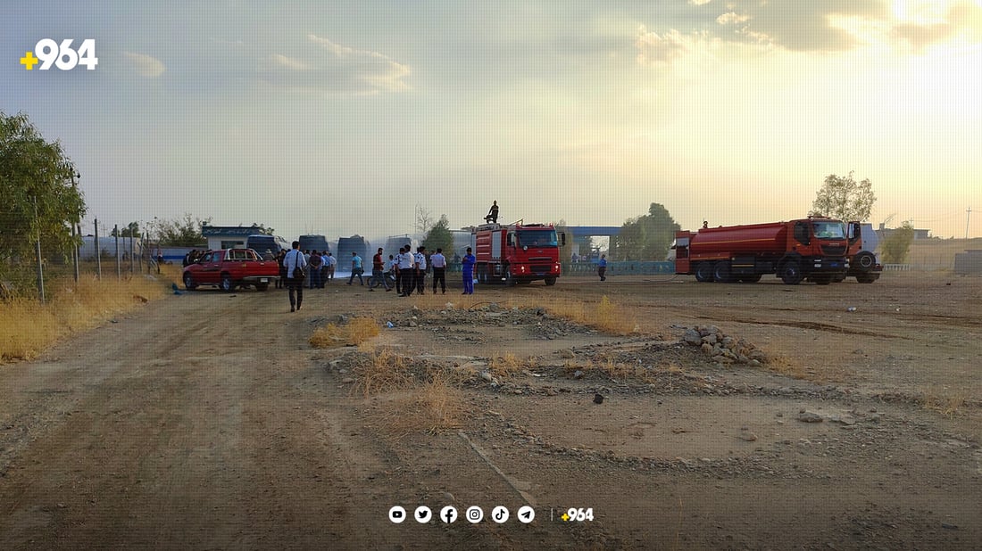 لە قەرەهەنجیر بەنزینخانەیەک و دوو تانکەر سووتەمەنی گڕیان گرتووە