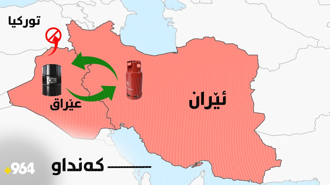 “نه‌وتی كوردستان ره‌وانه‌ی ئێران ده‌كرێت”