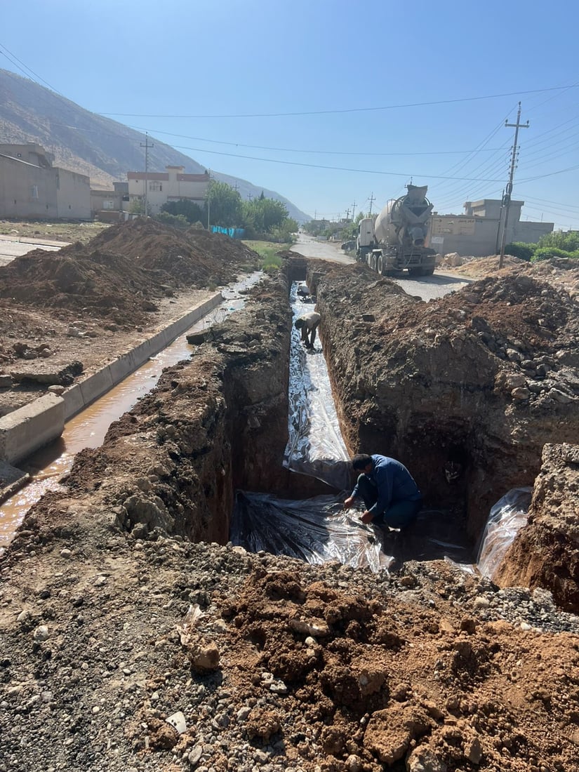 شەقامەکانی هەریر نۆژەن دەکرێنەوە و قیرتاو دەکرێن؛ ئاوەڕۆشیان بۆ دەکرێت