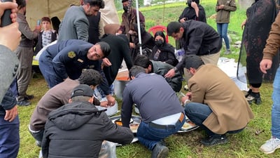 هەتا مامۆستا ئاڤێستا دەدۆزرێتەوە خواردن لە شوێنەکە ئامادە دەکرێن