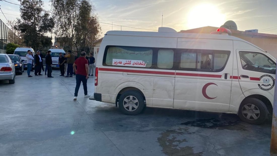 ئه‌مبوڵانسه‌ تاقانه‌‌كه‌ى نه‌خۆشخانه‌ى هه‌ریر چاككرایه‌وه‌