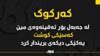 لە کەرکوک تەقینەوەی مین باوکێکی کوشت و کوڕەکەی زامدار �...