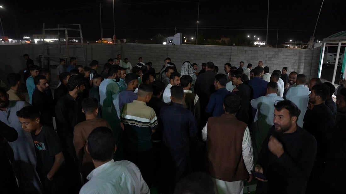 صور: إضراب سواق العراق ضد إيران الليلة بعد اعتداء وسرقات في زرباطية