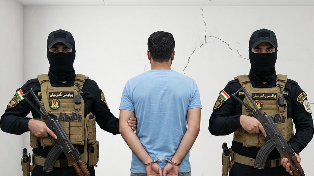 لە گەرمیان کەسێک دەستگیرکرا پۆلیس دەڵێت چەندین کەیسی تاوانکاری لەسەرە