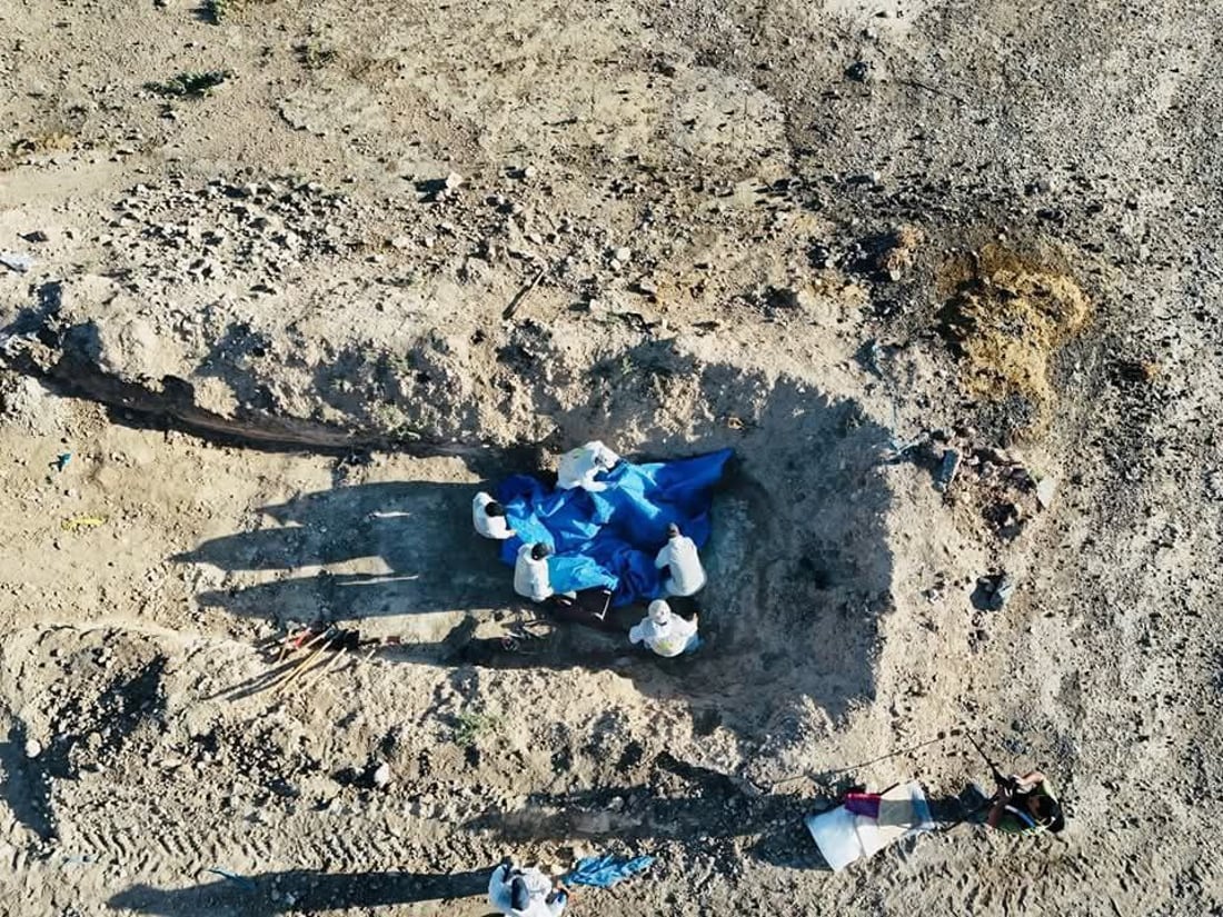 صور: نينوى تبدأ فتح الخسفة “أضخم مقبرة جماعية في تاريخ البشرية”