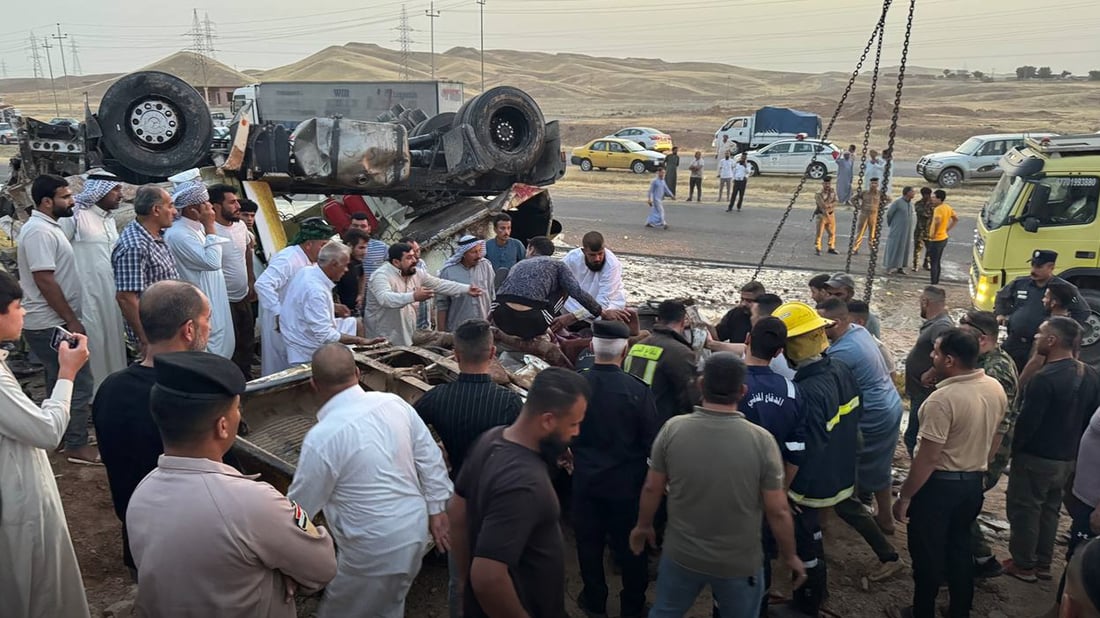 سێ ئۆتۆمبێل بەیەکیاندا و دوو کەس گیانیان لەدەستدا