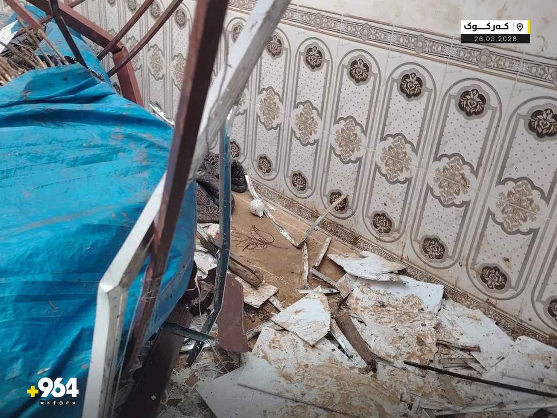 بەهۆی با و بارانەوە دوو خانوو روخاون و پێنج کەسیش بریندارن