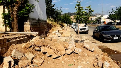 50 رۆژه‌ دیواره‌ رووخاوه‌كه‌ى كۆڕێ چاكنه‌كراوه‌ته‌وه‌