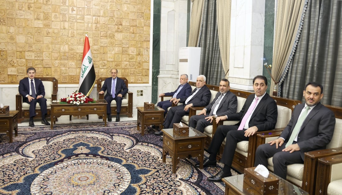 نيجيرفان بارزاني أخذ لبغداد مقترحات حول الحرب.. بيان الإطار والبارتي