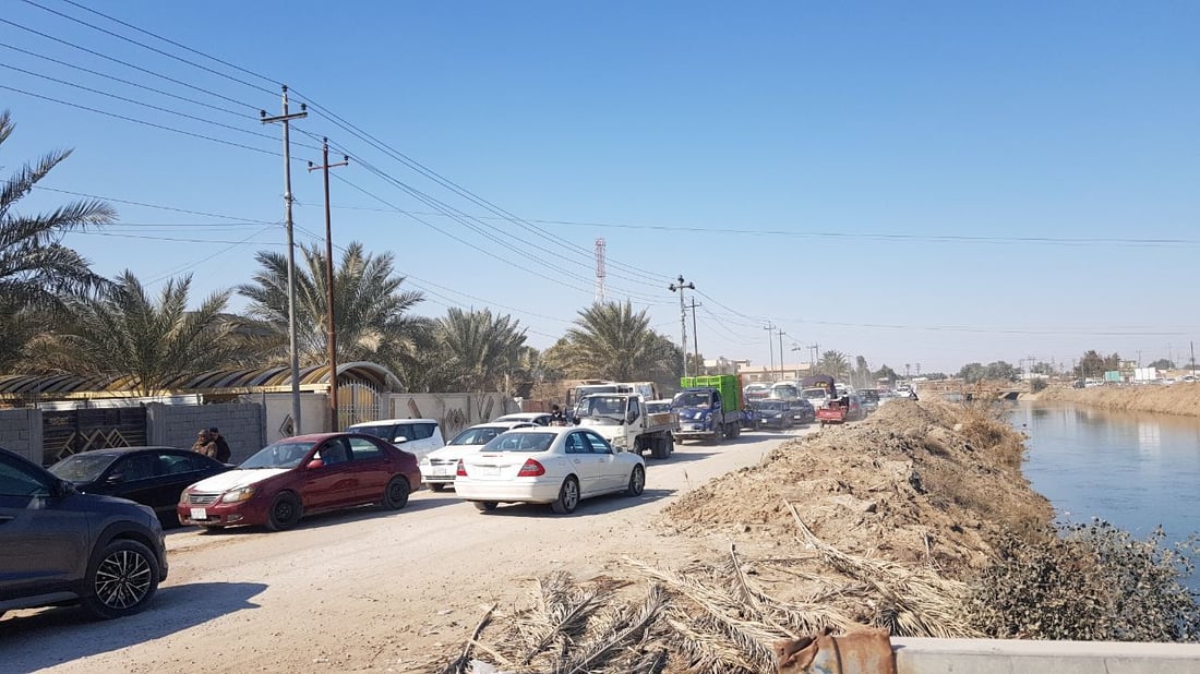 صور: المسيب تنتظر منذ 8 أعوام قنطرة تربطها ببغداد بطول 52 متراً