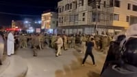 فيديو من أحداث بابل.. إطلاق نار وصدام بين تظاهرتين لضرغ...