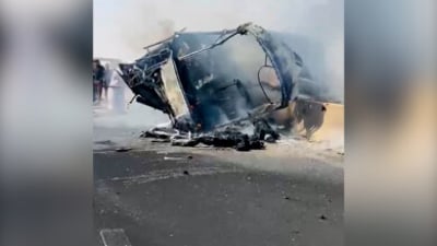 Dhi Qar declares three days of mourning after bus crash kills 21