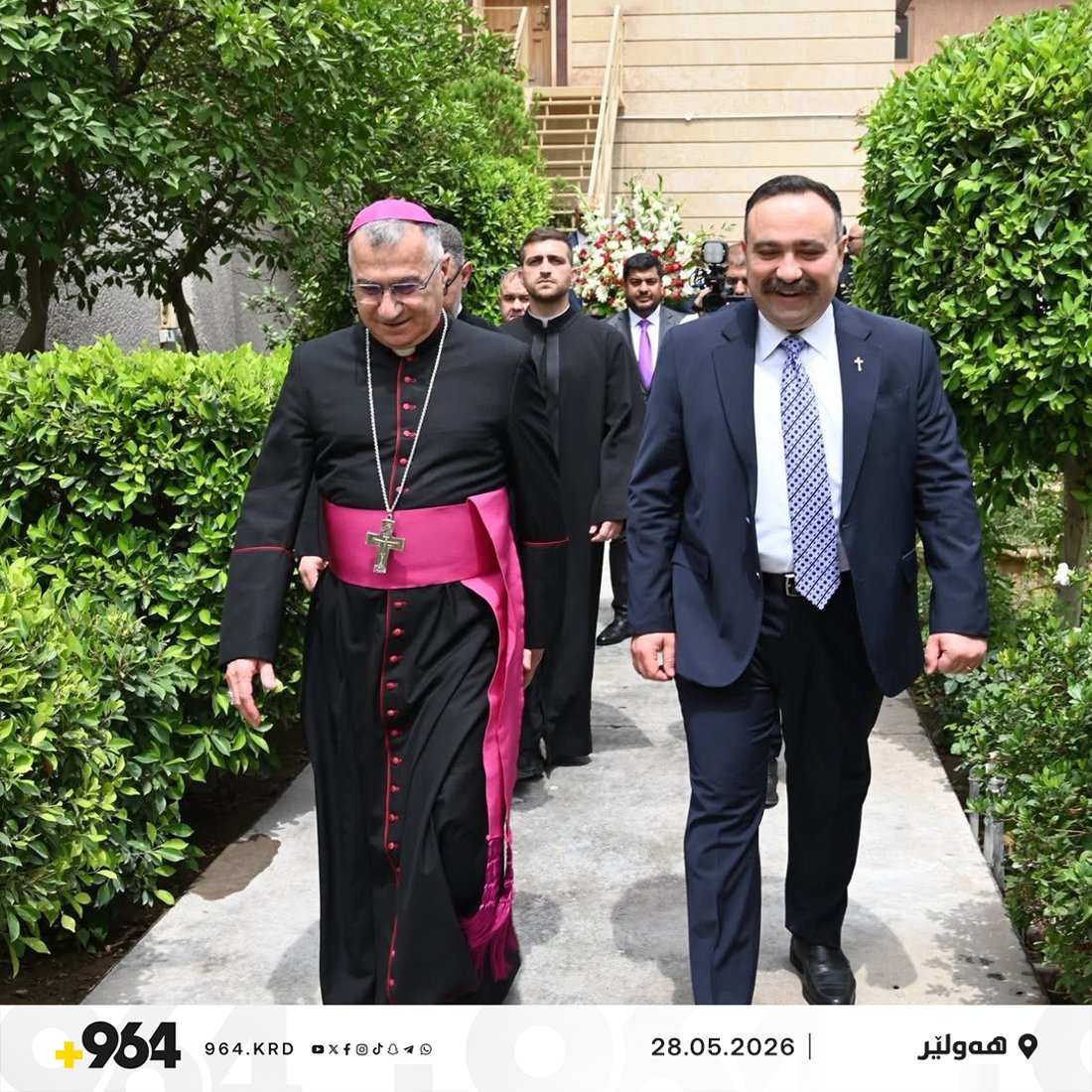 وەزیری گەیاندن قسەی سەرۆکی حکومەتی برد بۆ سەرۆکی کەنیسەی کلدان