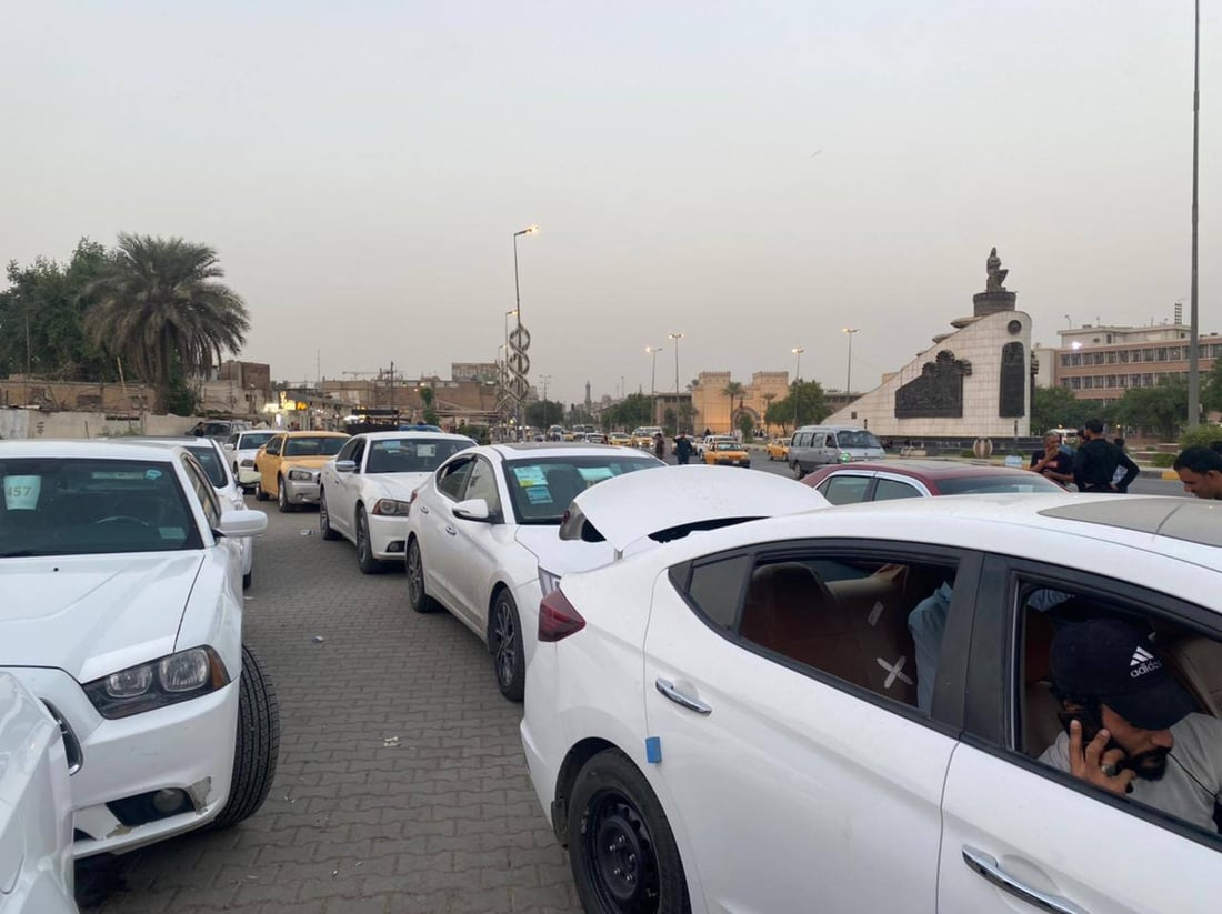 كراج العلاوي الشمالي: خط الرمادي أولاً.. والجنود الفئة الأكثر بين الركاب (صور)