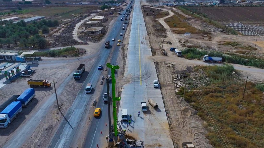 صور: بغداد تدق ركائز مجسرات المدخل الشمالي.. نسبة الإنجاز تخطت المخطط ب20%