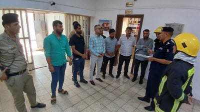 فه‌رمانبه‌رانی پردێ فێرى ئاگركوژێنه‌وه‌ ده‌كرێن