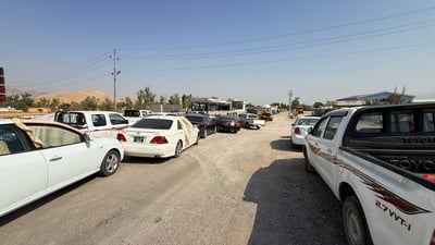 لە چوارقوڕنە شۆفێران سێ رۆژە لەسەرەدا وەستاون