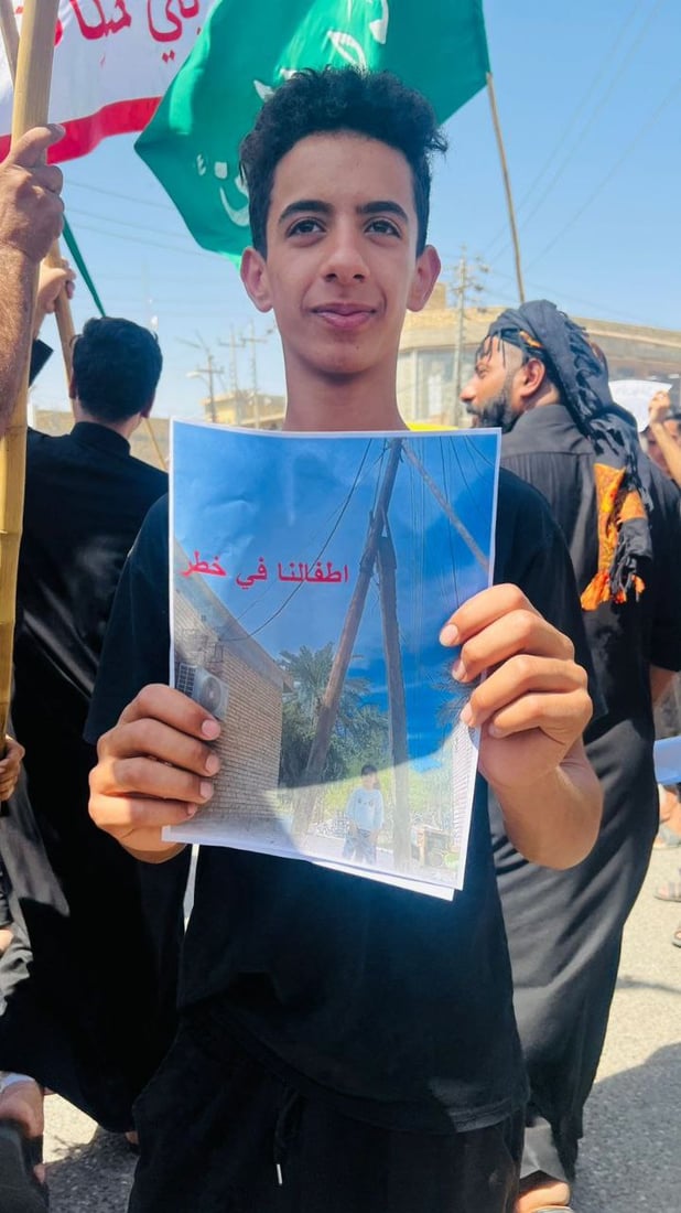 صور: تظاهرات في سوق الشيوخ للمطالبة بالخدمات.. الأمراض انتشرت