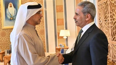 فائق زيدان يبحث مع نائب الرئيس الإماراتي التعاون القضائي بين البلدين