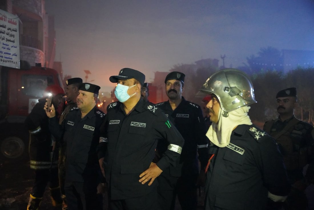 ئاگرەکەى بەغدا کۆنتڕۆڵکرا