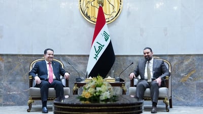 الحلبوسي والسوداني يبحثان استكمال الكابينة الوزارية ودعم البرنامج الحكومي