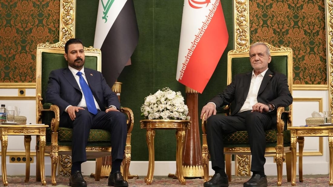 الزيدي يبدأ قمة “سعد آباد” مع بزشكيان في طهران
