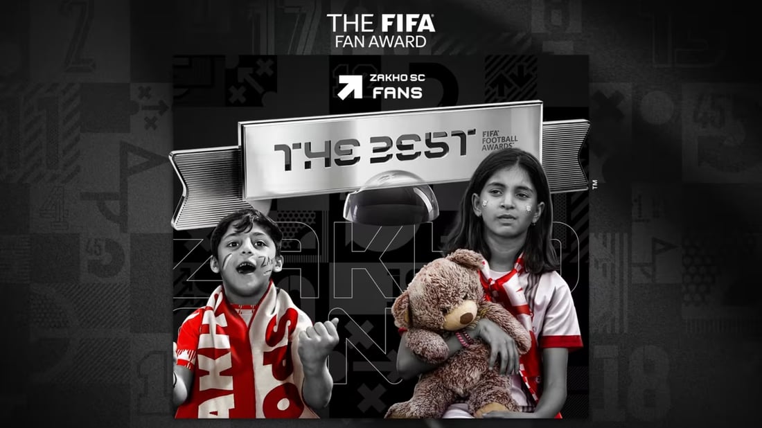 Zakho fans win FIFA Fan Award for toy donation gesture