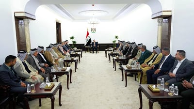 صور: شيوخ  ووجهاء عشائر بني حسن بضيافة السوداني