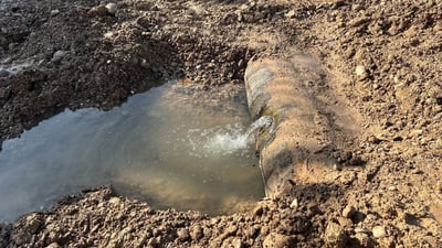 لە کاتی گەڕان بۆ تەرمی منداڵەکەی کەلار بۆریيەک شکاوە و  14 گەڕەکی بێ ئاو کردوە