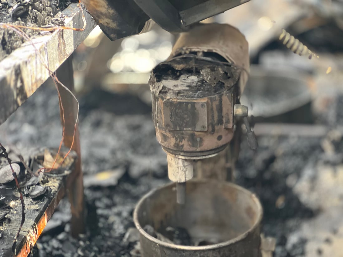 ئاگرەکەى جادەى غەزالى سێ کۆشکى سووتاند