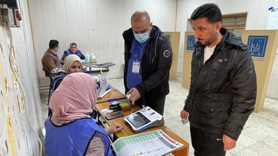 نينوى: نسبة المشاركة في الانتخابات بلغت 52%