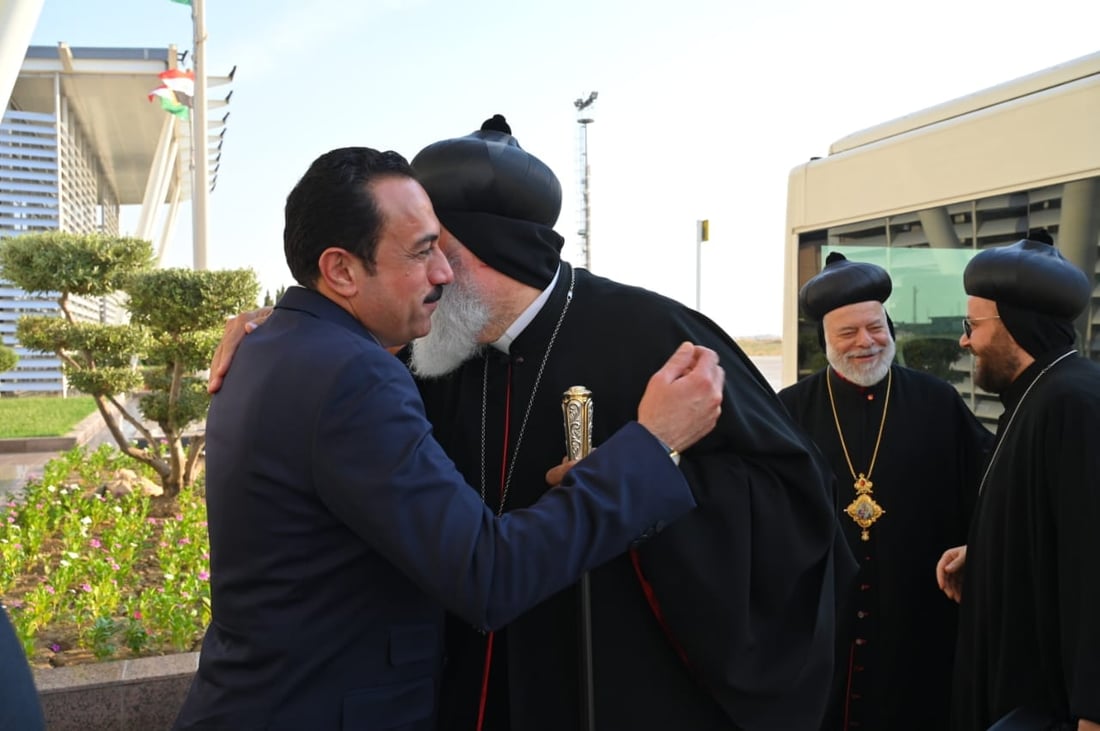 پاتریاکی سریانی ئەرتۆدۆكسی هەموو جیهان گەیشتە هەولێر